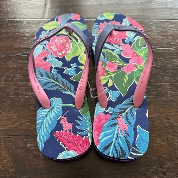 Polo Ralph Lauren Bolt Tropical Flip Flop Sandals Size US 9-10 Men main image 11